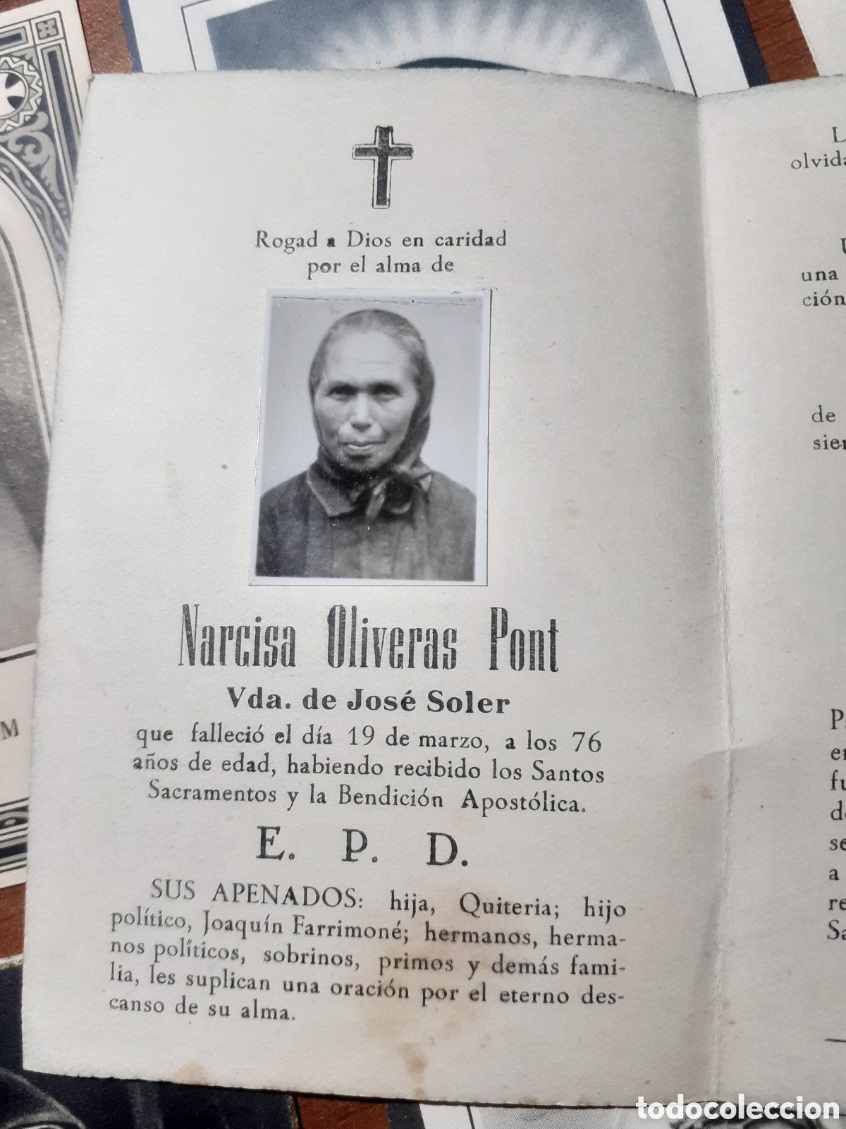 Documentos antiguos: SERINY&Agrave; - LOT 11 ESQUELES ANYS 1950-1954 - Foto 2