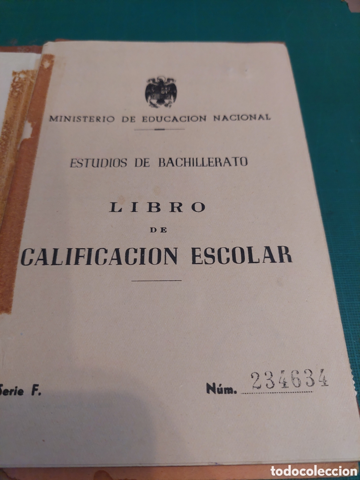 Documentos antiguos: LIBRO CALIFICACIONES INSTITUTO BEATRIZ GALINDO 1959 - Foto 2
