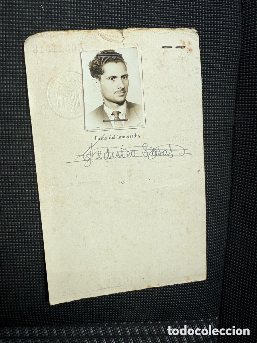 Documentos antiguos: licencia de armas antigua - Foto 2