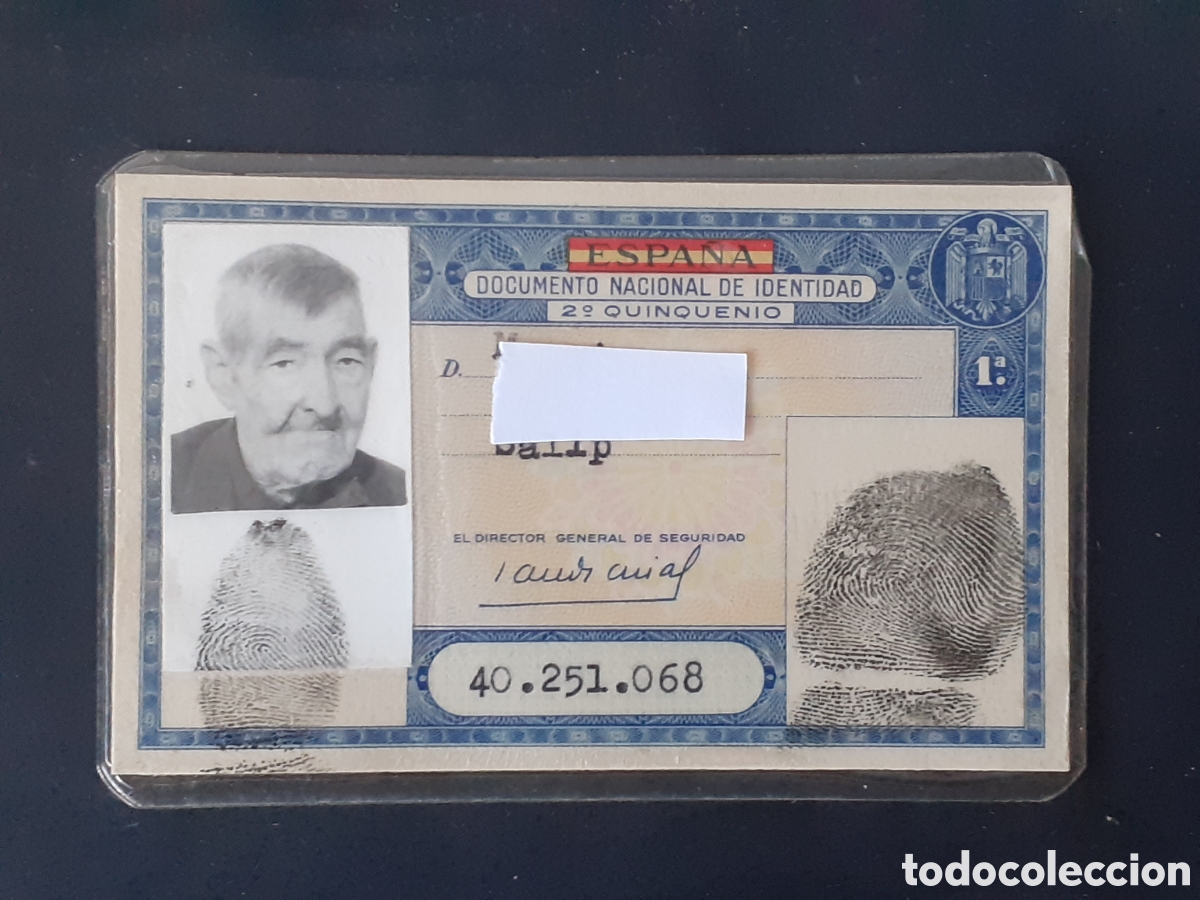 Documentos antiguos: DOCUMENTO DE IDENTIDAD A&Ntilde;O 1962 - Foto 1