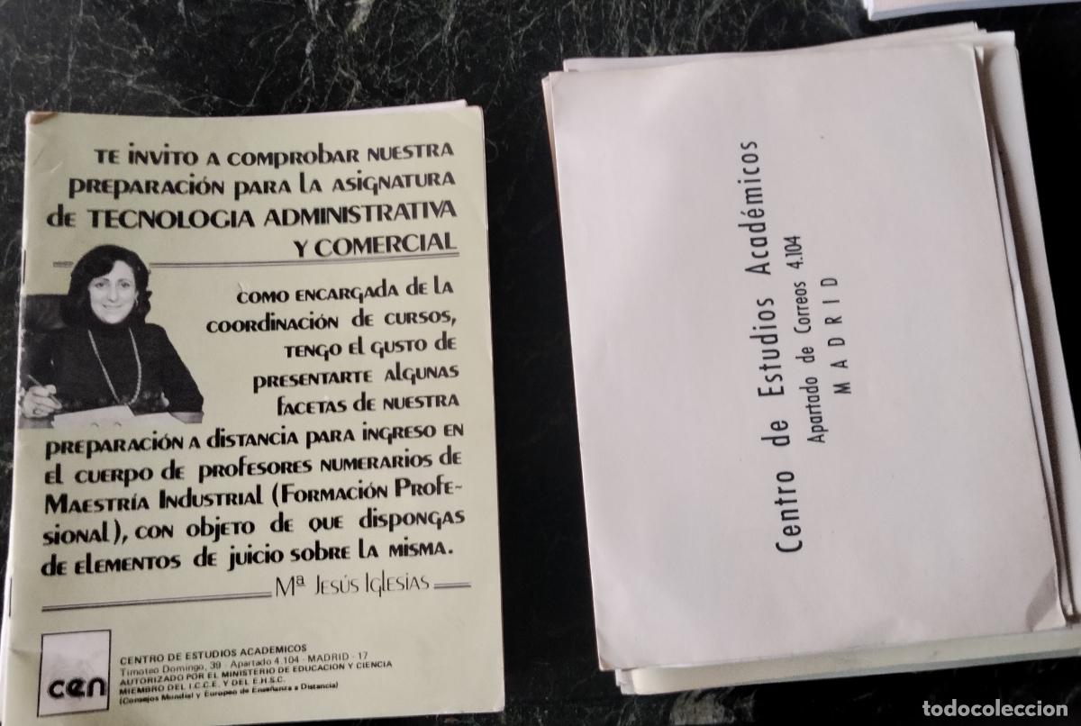 Documentos antiguos: Materiales preparaci&oacute;n Tecnolog&iacute;a Administrativa y Comercial. - Foto 1