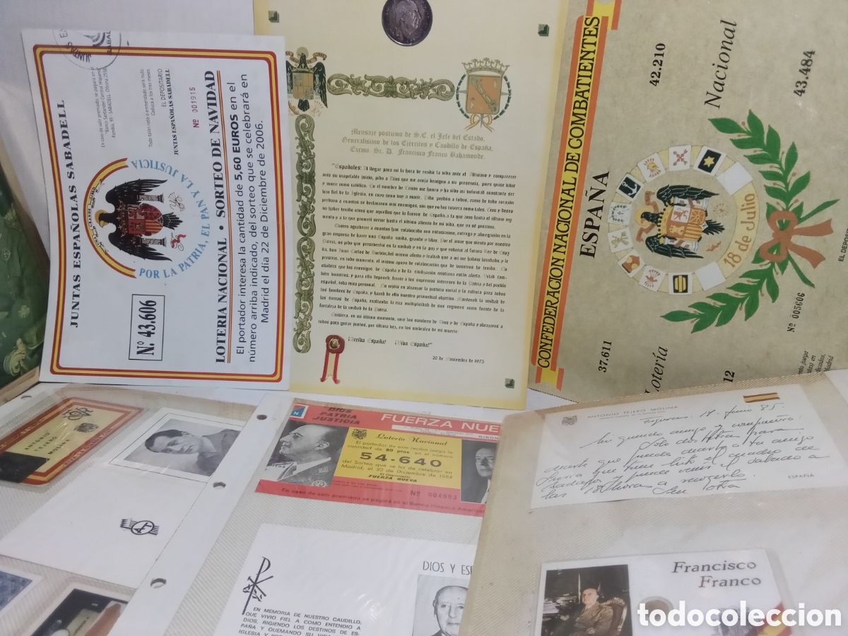 Documentos antiguos: FRANCISCO FRANCO - MENSAJE POSTUMO - Foto 2