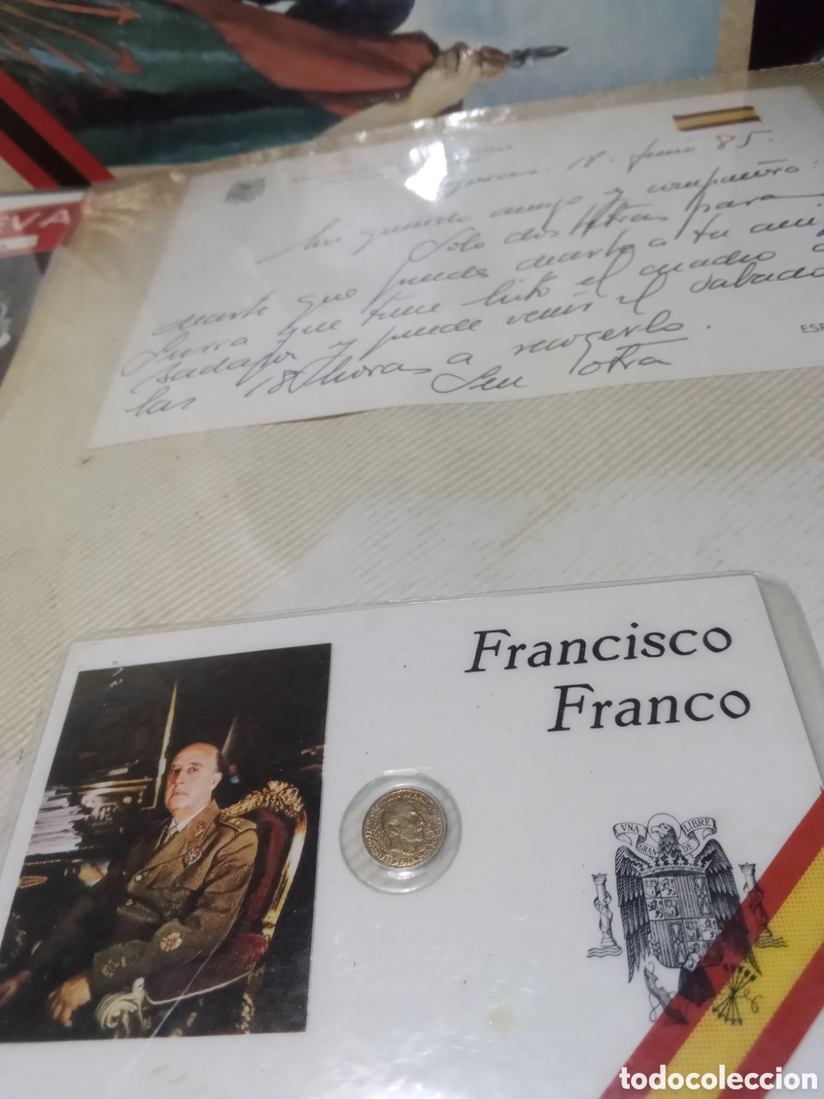 Documentos antiguos: FRANCISCO FRANCO - MENSAJE POSTUMO - Foto 4