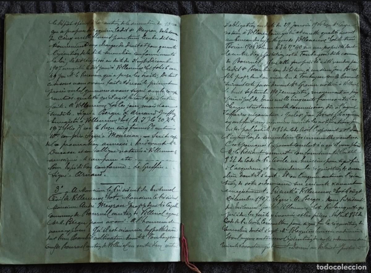 Documentos antiguos: Documento antiguo de Francia 1900s - Foto 3