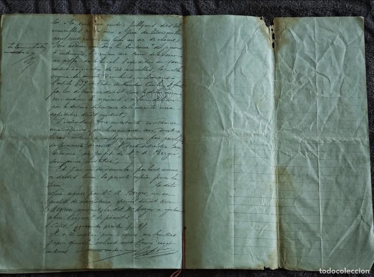 Documentos antiguos: Documento antiguo de Francia 1900s - Foto 6
