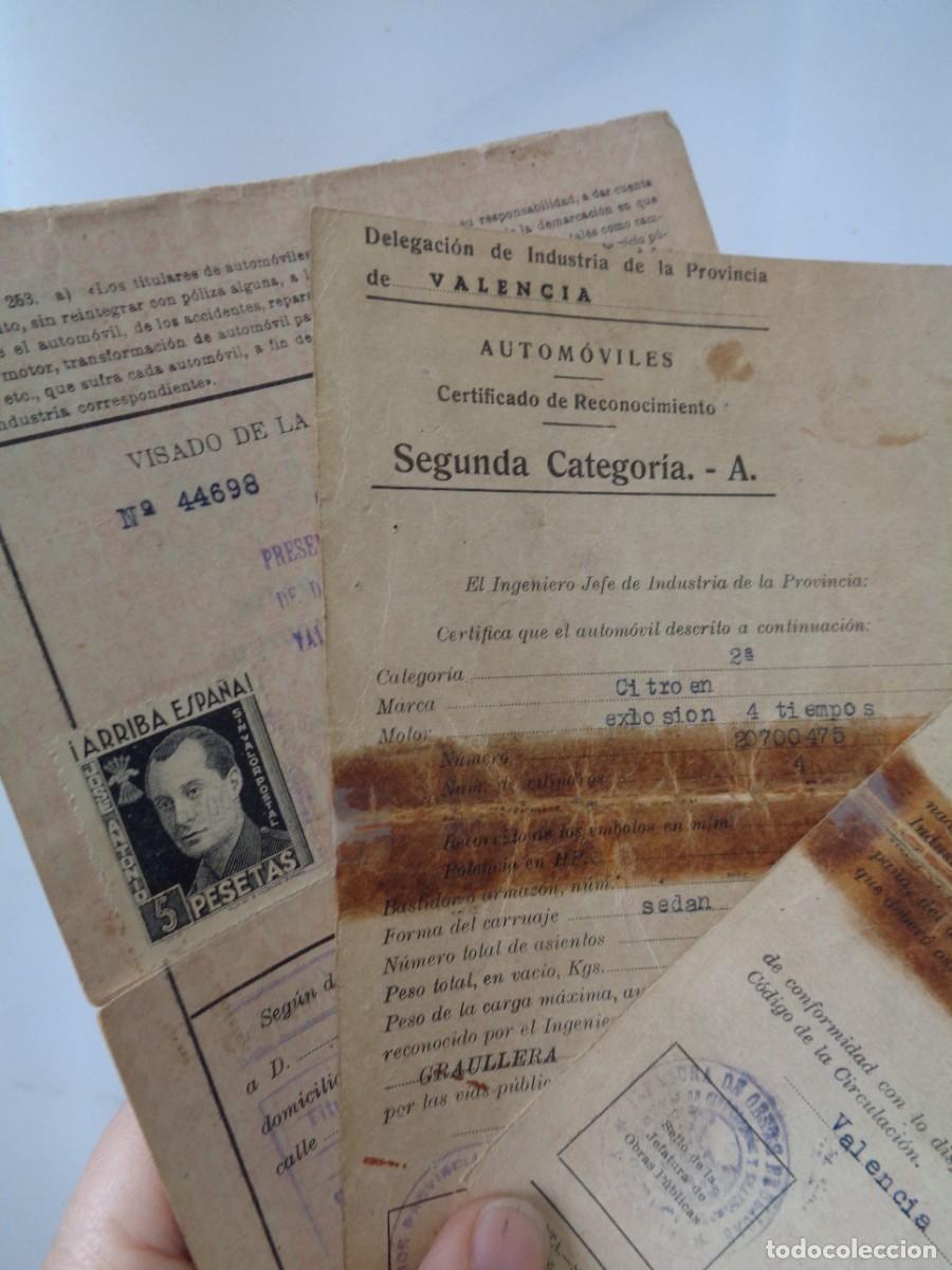 Documentos antiguos: &iexcl;&iexcl; CITROEN 2CV. - DOCUMENTOS. ORIGINALES.- A&Ntilde;O.- 1957. !! C-22. - Foto 1