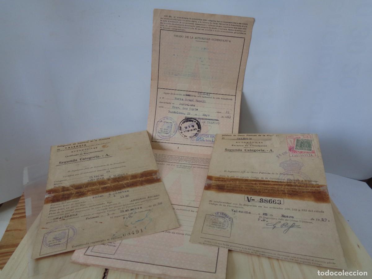 Documentos antiguos: &iexcl;&iexcl; CITROEN 2CV. - DOCUMENTOS. ORIGINALES.- A&Ntilde;O.- 1957. !! C-22. - Foto 11