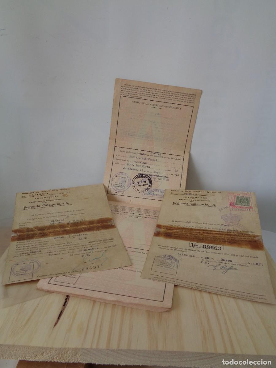 Documentos antiguos: &iexcl;&iexcl; CITROEN 2CV. - DOCUMENTOS. ORIGINALES.- A&Ntilde;O.- 1957. !! C-22. - Foto 12