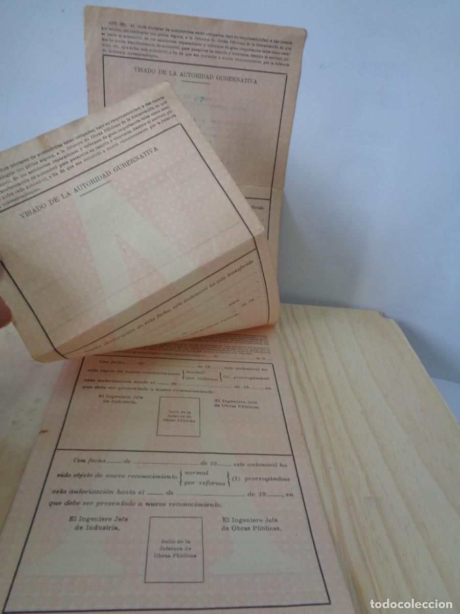 Documentos antiguos: &iexcl;&iexcl; CITROEN 2CV. - DOCUMENTOS. ORIGINALES.- A&Ntilde;O.- 1957. !! C-22. - Foto 13