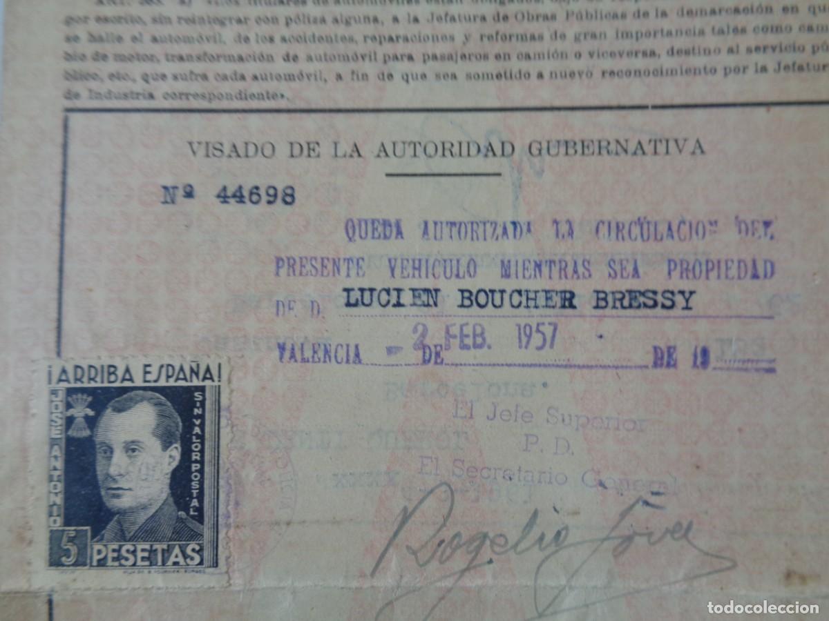 Documentos antiguos: &iexcl;&iexcl; CITROEN 2CV. - DOCUMENTOS. ORIGINALES.- A&Ntilde;O.- 1957. !! C-22. - Foto 18