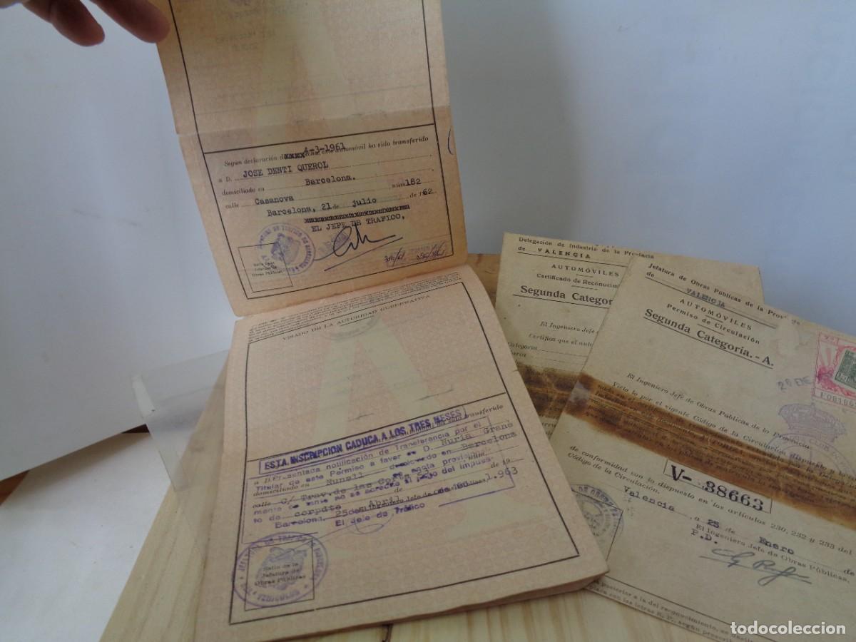 Documentos antiguos: &iexcl;&iexcl; CITROEN 2CV. - DOCUMENTOS. ORIGINALES.- A&Ntilde;O.- 1957. !! C-22. - Foto 19