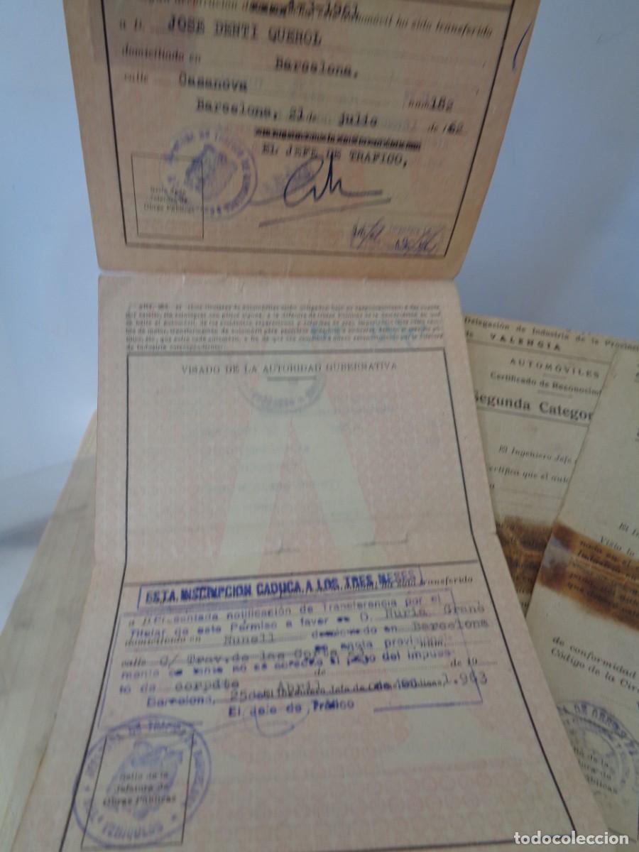 Documentos antiguos: &iexcl;&iexcl; CITROEN 2CV. - DOCUMENTOS. ORIGINALES.- A&Ntilde;O.- 1957. !! C-22. - Foto 20