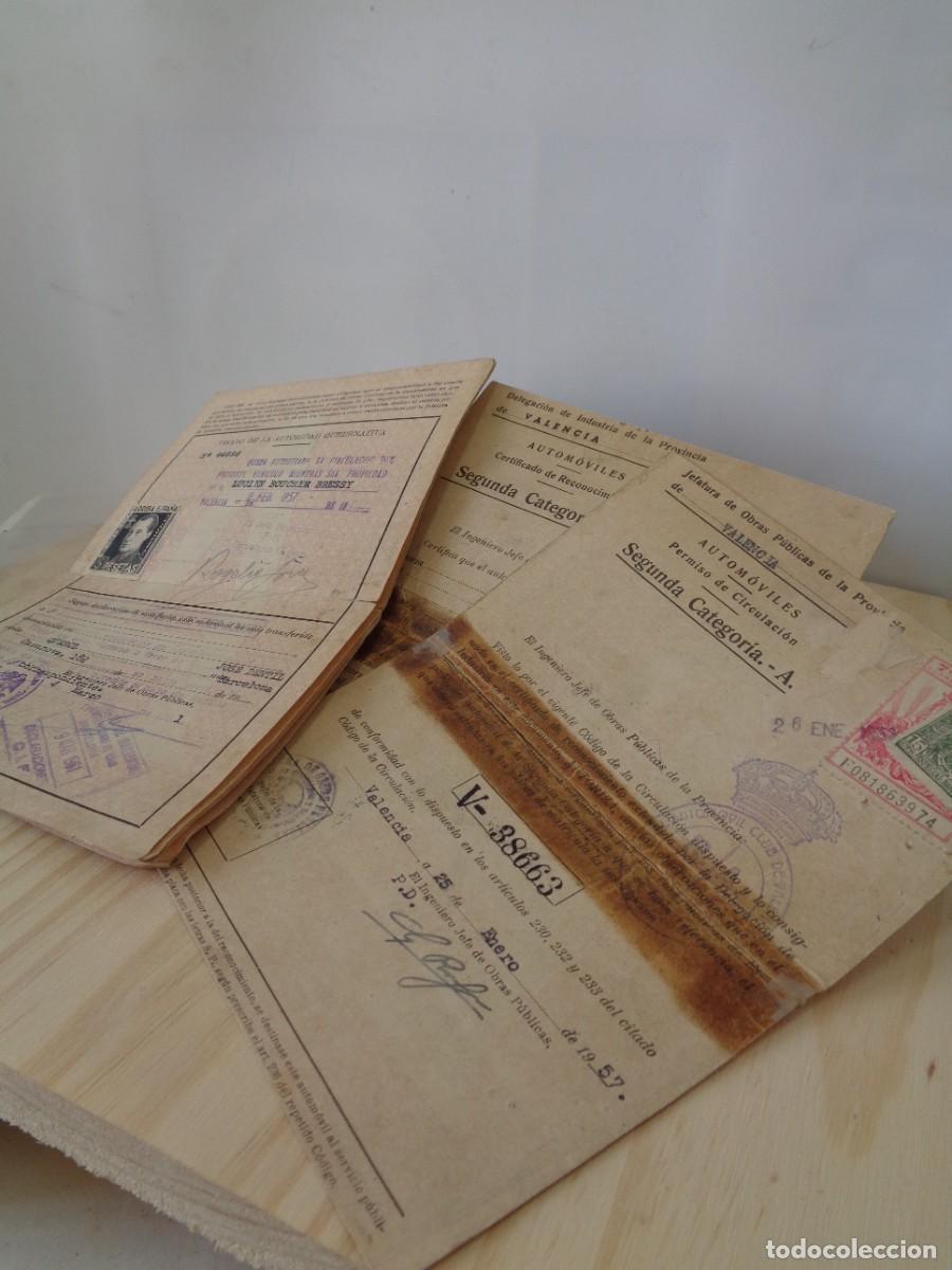 Documentos antiguos: &iexcl;&iexcl; CITROEN 2CV. - DOCUMENTOS. ORIGINALES.- A&Ntilde;O.- 1957. !! C-22. - Foto 21