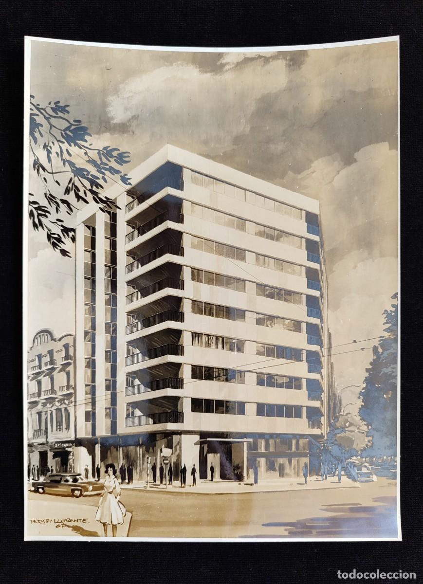 Documentos antiguos: PROYECTO EDIFICIO 16 VIVIENDAS Y LC., EN GRAN V&Iacute;A MARQUES DEL TURIA (VALENCIA), 1967 (11) - Foto 4