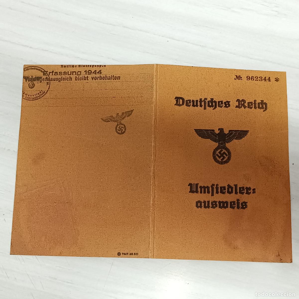 Documentos antiguos: COPIA PASAPORTE ALEMAN 1944. - Foto 1