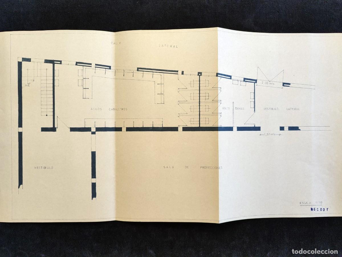 Documentos antiguos: PROYECTO EDIFICIO PARA CINEMAT&Oacute;GRAFO EN QUINTANAR DEL REY (CUENCA), 1966-67. MUCHA DOCUMENTACI&Oacute;N (5) - Foto 4