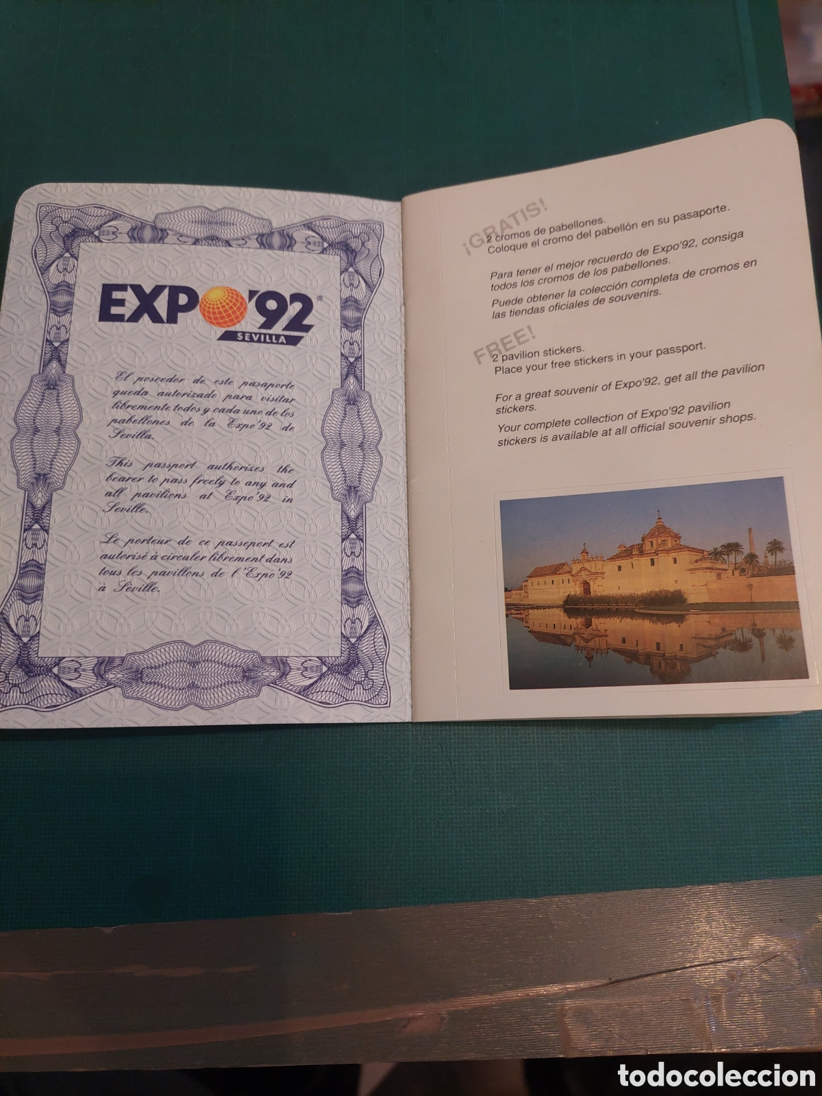 Documentos antiguos: PASAPORTE EXPO 92 SEVILLA COMPLETO - Foto 18