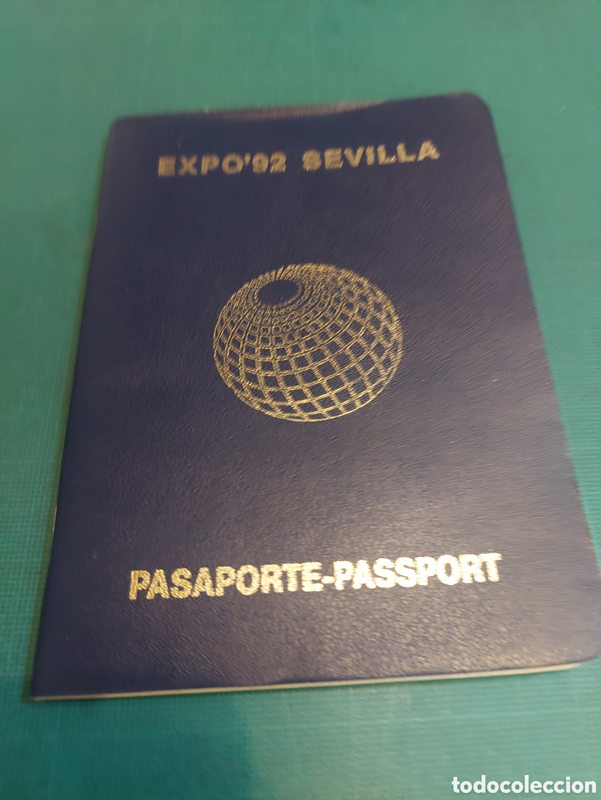 Documentos antiguos: PASAPORTE EXPO 92 SEVILLA COMPLETO - Foto 1