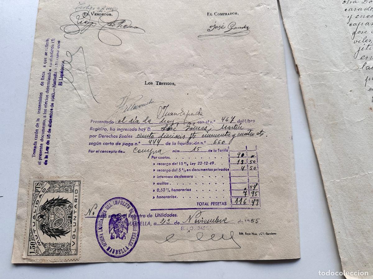 Documentos antiguos: ANTIGUA ESCRITURA DE VENTA PRIVADA - Foto 6