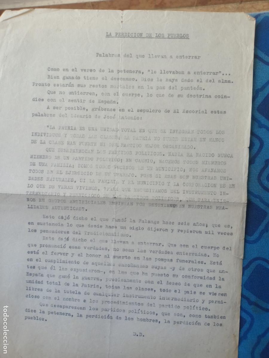 Documentos antiguos: Documento carlista. Postguerra. 1939. Carlismo - Foto 1