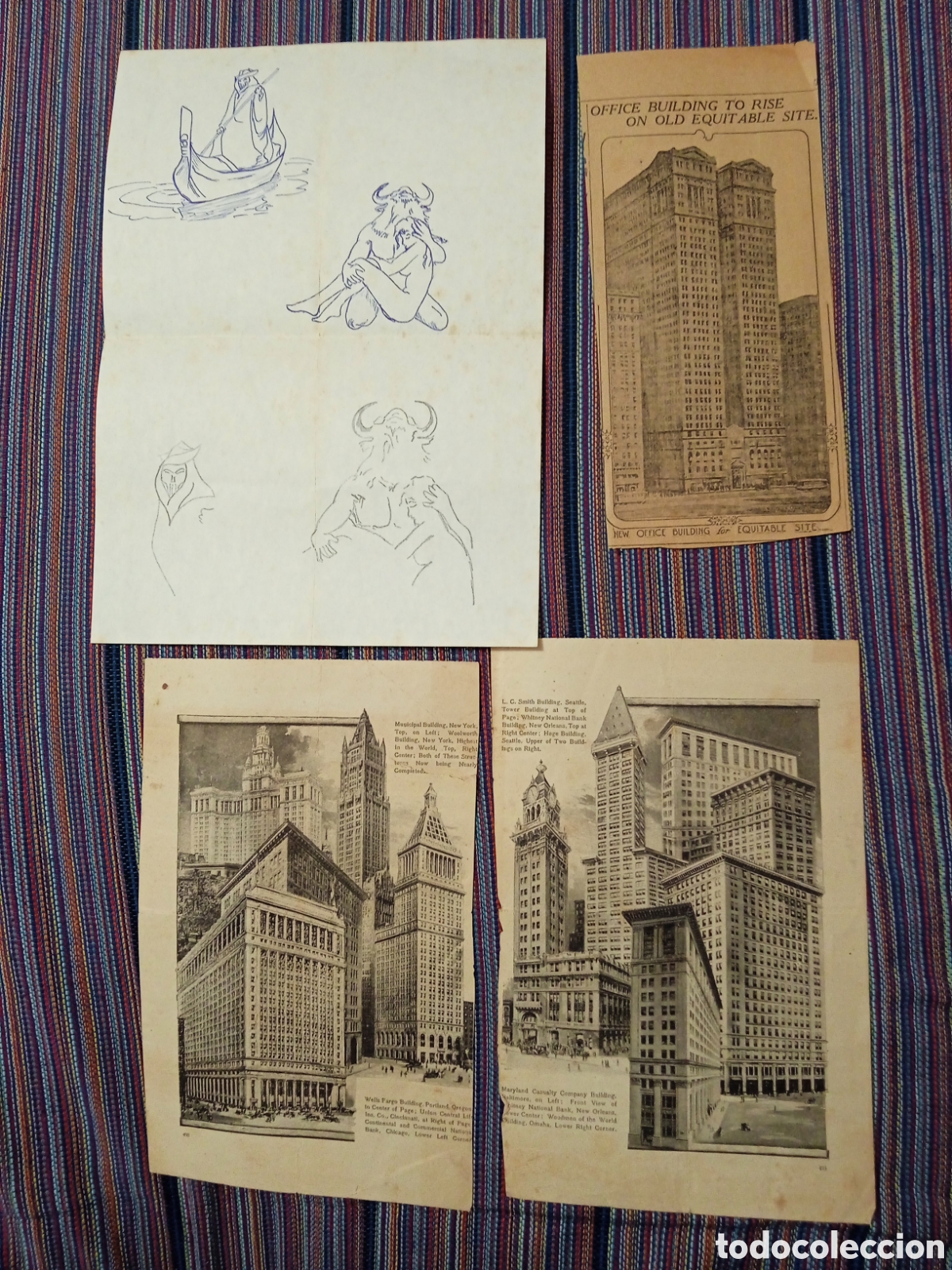 Documentos antiguos: LOTE DE DOCUMENTOS DIVERSOS. VER FOTOS. - Foto 6