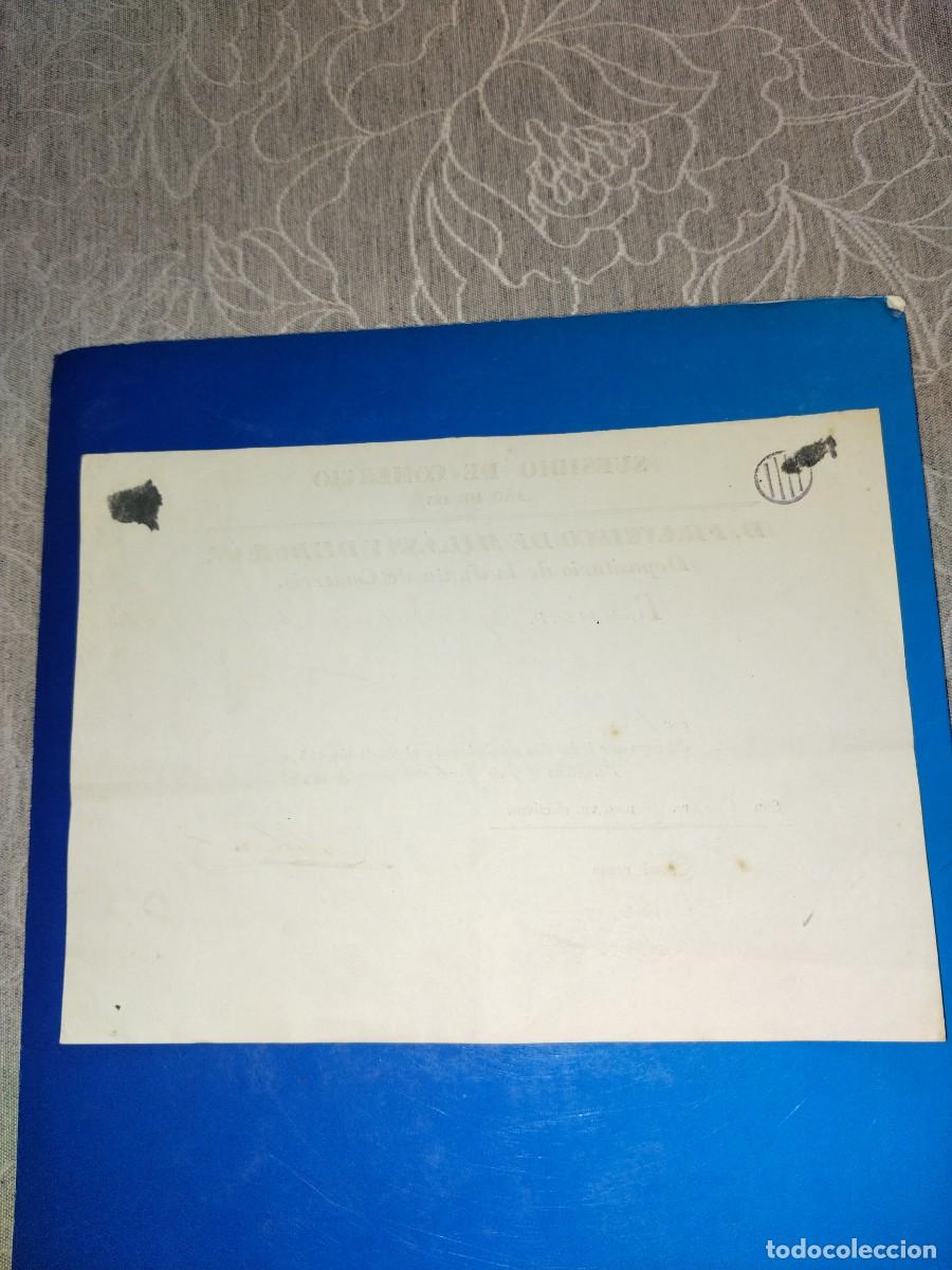 Documentos antiguos: DOCUMENTO COMERCIAL DE FECHA 29 DE JULIO .DE 1839 - Foto 4