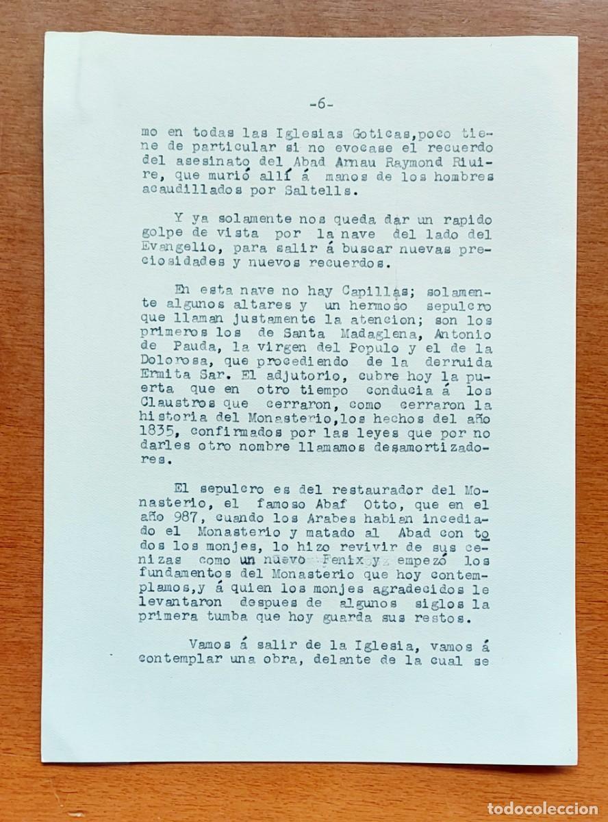 Documentos antiguos: SANT CUGAT DEL VALLES - Foto 2