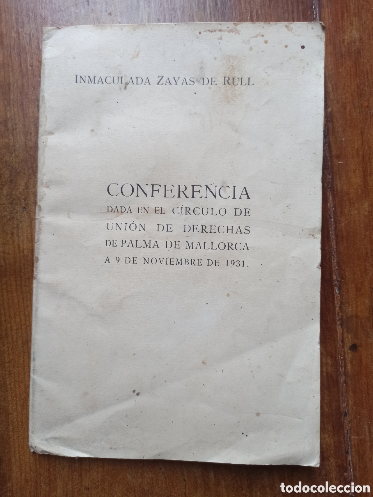 Documentos antiguos: Catalogo Inmaculada Zayas de Rull - Foto 1