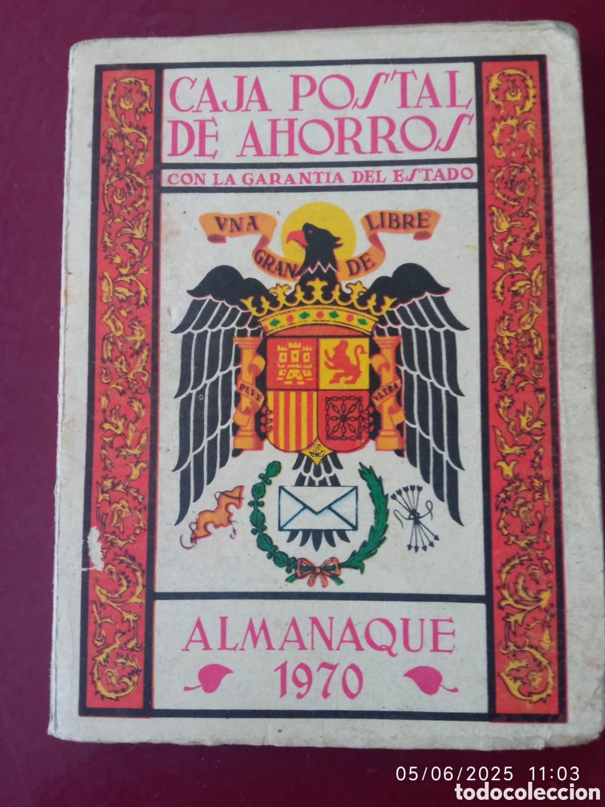 Documentos antiguos: ALMANAQUE 1970 CAJA POSTAL DE AHORROS - Foto 1