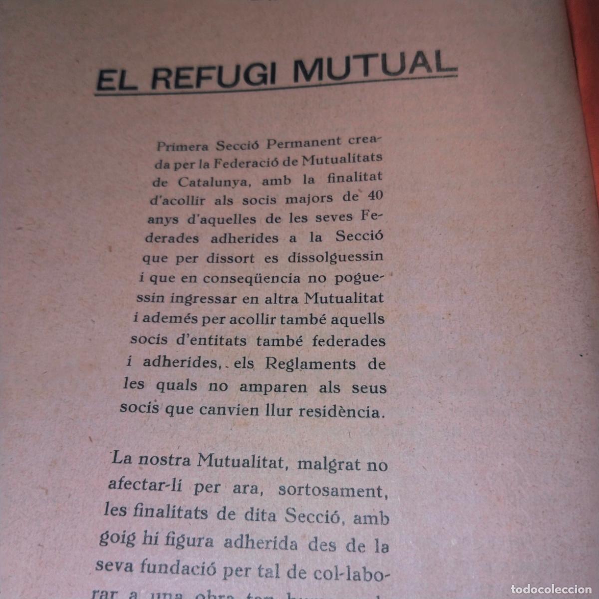 Documentos antiguos: LA UNIO COMERCIAL 1937. MUTUALIDAD DE DEPENDENTS - Foto 6