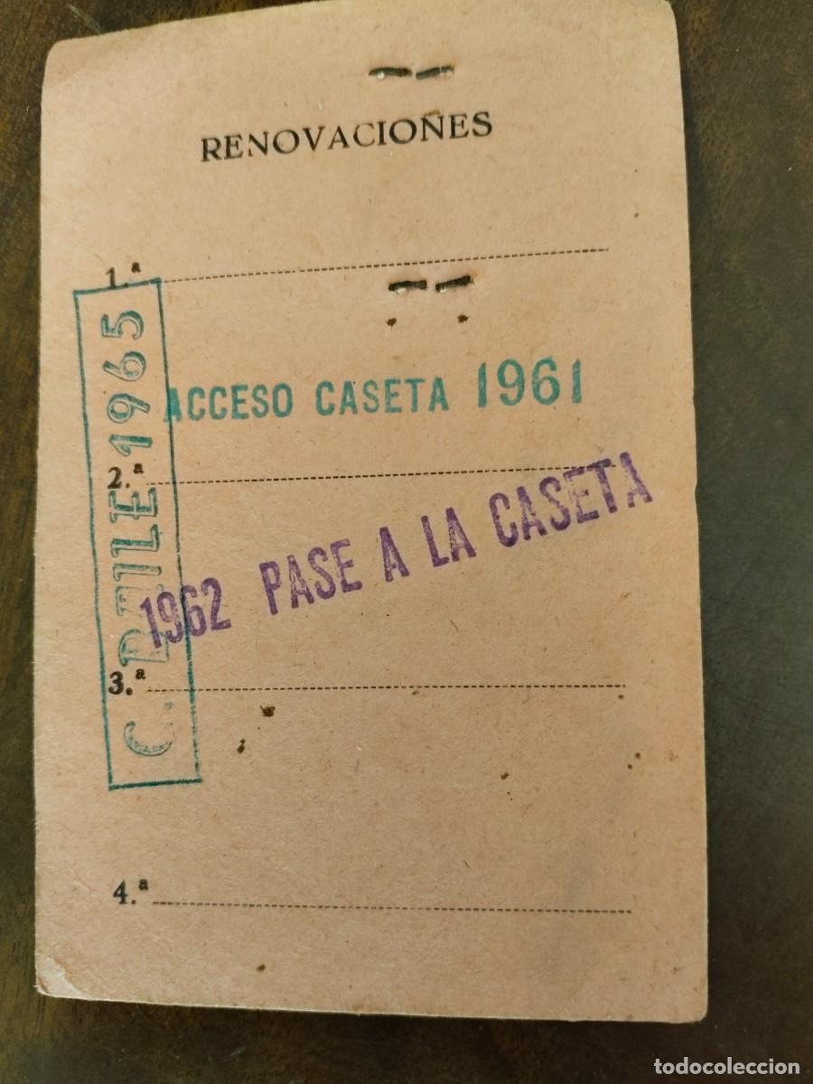 Documentos antiguos: Carnet del Liceo de M&eacute;rida. 1961. - Foto 3