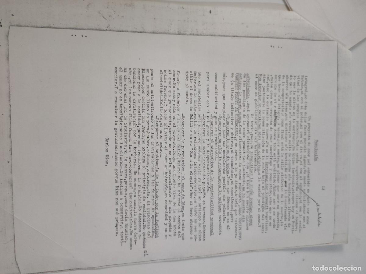 Documentos antiguos: Documento pol&iacute;tico: Fotocopia Carlos D&iacute;az. - Foto 2