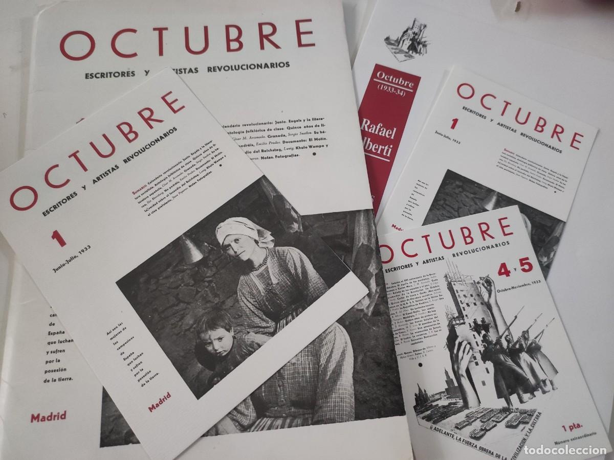 Documentos antiguos: Publicidad Revista Octubre - Foto 1