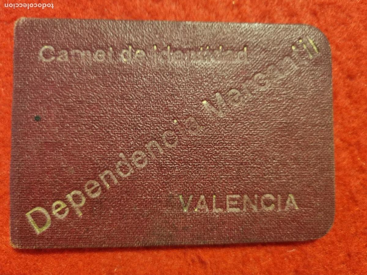 Documentos antiguos: CARNET DEPENDENCIA MERCANTIL VALENCIA 1931 ANTIGUO ORIGINAL