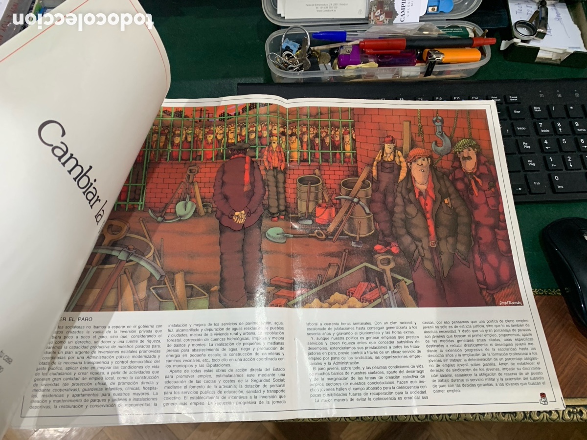 Documentos antiguos: Programa del PSOE - Elecciones 1979 - Versi&oacute;n Ilustrada - Con un P&oacute;ster - - Foto 10