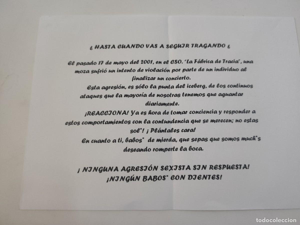 Documentos antiguos: Documento Feminismo CSO La Fabrica de Tracia - Foto 1