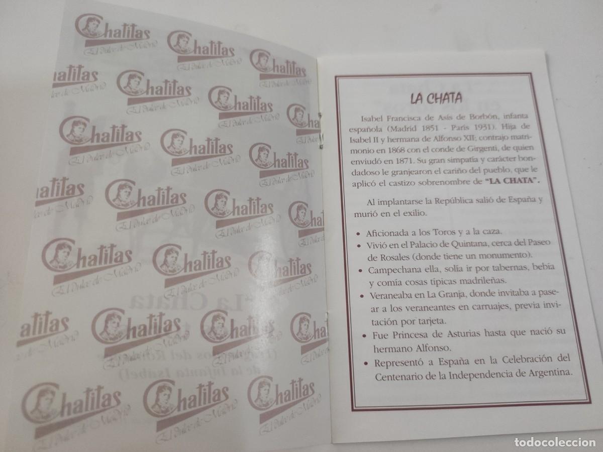 Documentos antiguos: Publicidad La Chatita el Dulce de Madrid - Foto 3