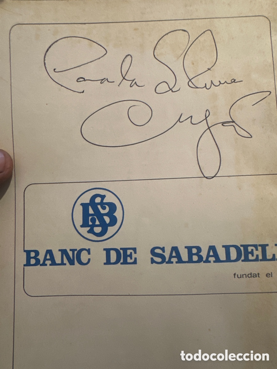 Documentos antiguos: Aut&oacute;grafo Xavier Cugat - Foto 1