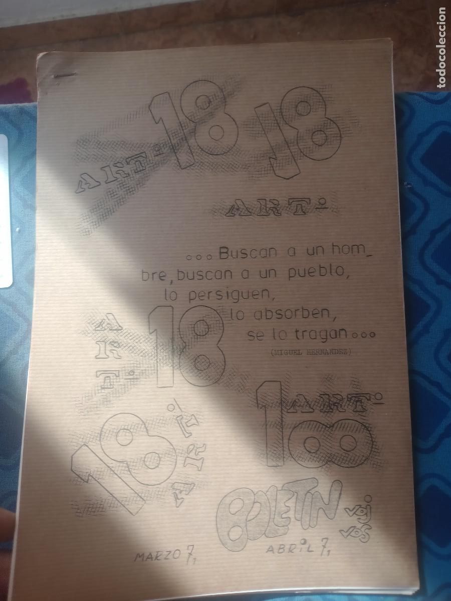 Documents Anciens: Transici&oacute;n pol&iacute;tica espa&ntilde;ola. Cristianos socialistas. Clandestinidad. Bolet&iacute;n VOS VOJ Abril 1971