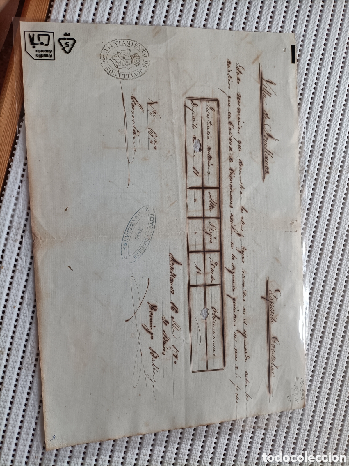 Documentos antiguos: 25-820 ALTAS Y BAJAS ENTRE LOS ASIATICOS EN CALIDAD DE CIMARRONES.