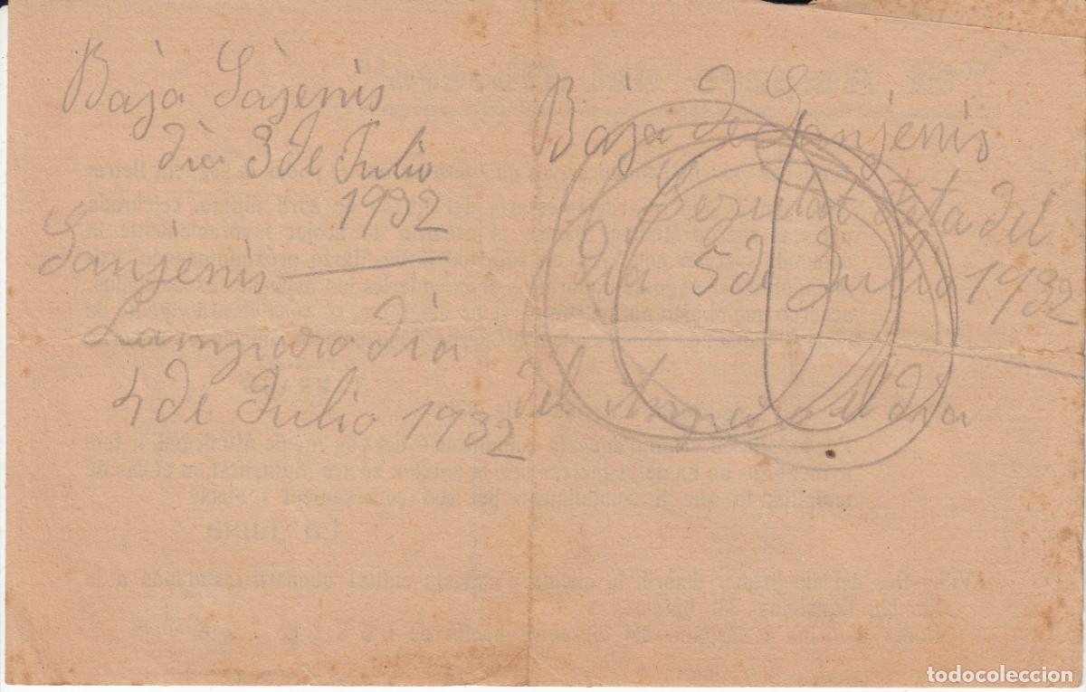 Documentos antiguos: 1931 - IGUALADA COMUNICADO DE EL AMPARO DEL OBRERO - Foto 2