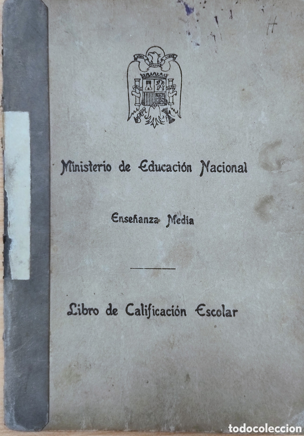 Documentos antiguos: Libro de calificaci&oacute;n escolar. 1941-1954 - Foto 1