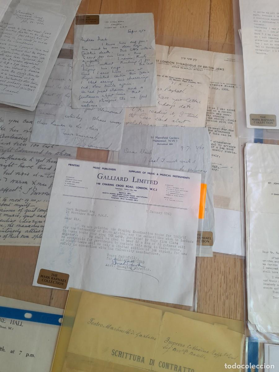 Documentos antiguos: Lote documentos colecci&oacute;n bar&iacute;tono ingles mark raphael 1900-1974 - Foto 5