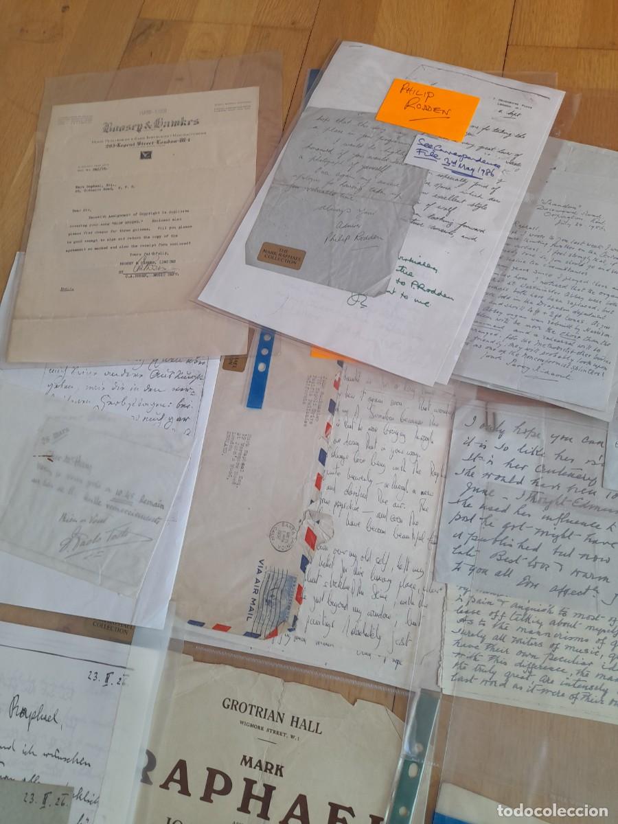 Documentos antiguos: Lote documentos colecci&oacute;n bar&iacute;tono ingles mark raphael 1900-1974 - Foto 6