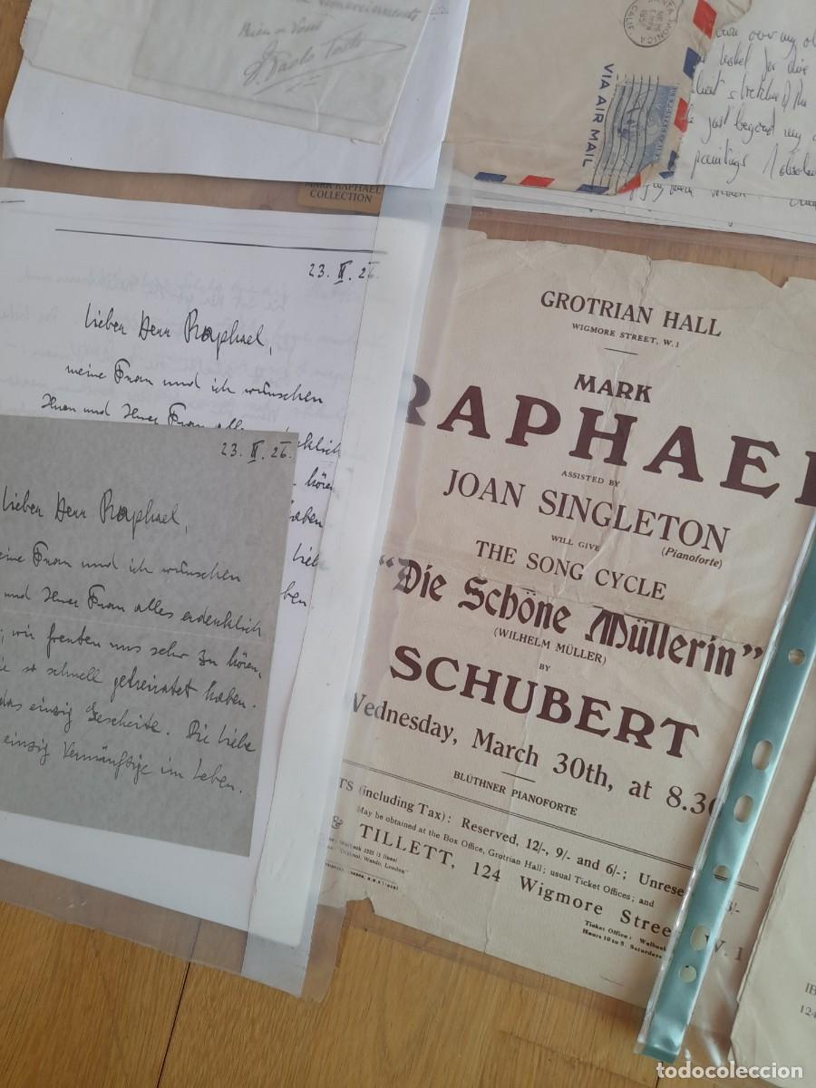 Documentos antiguos: Lote documentos colecci&oacute;n bar&iacute;tono ingles mark raphael 1900-1974 - Foto 7