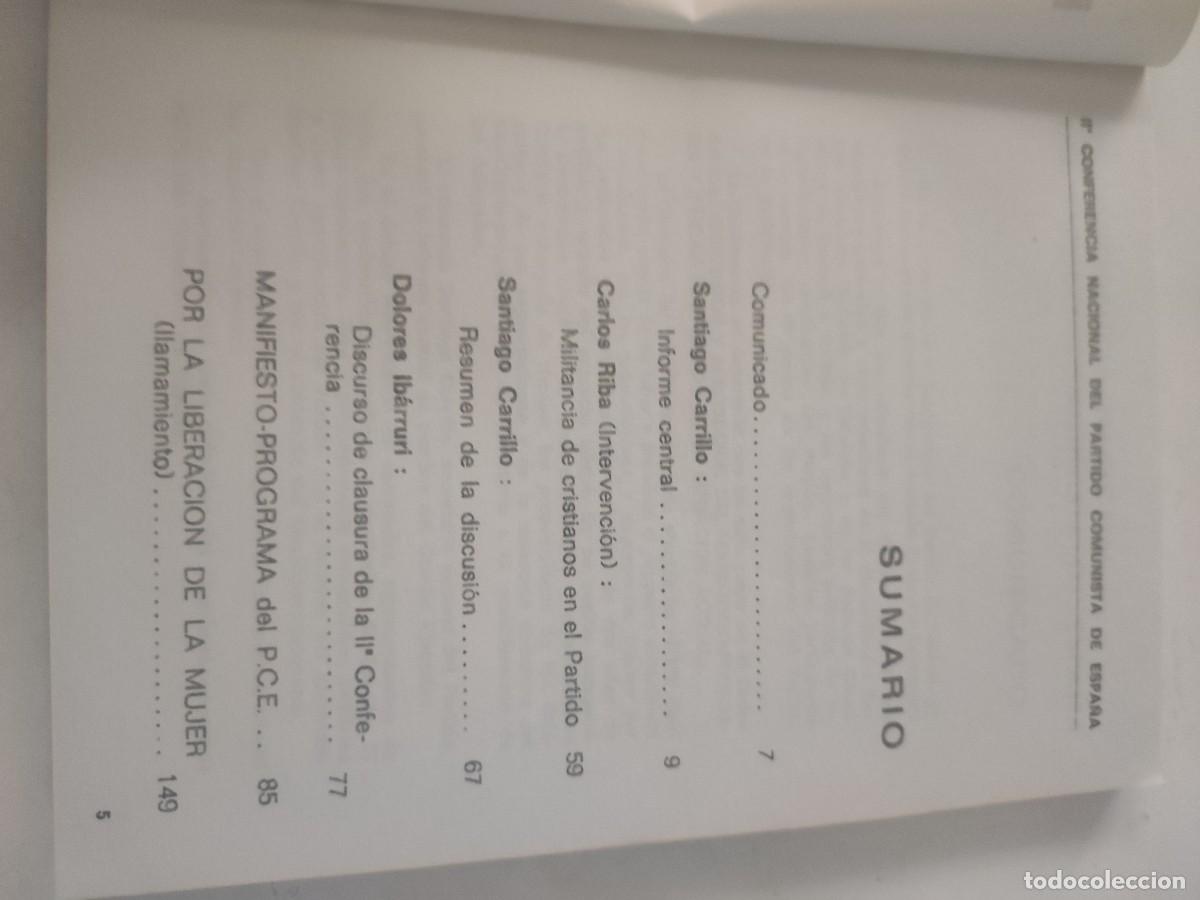 Documentos antiguos: Manifiesto programa del Partido Comunista de Espa&ntilde;a - Foto 5