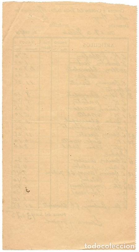 Documentos antiguos: Compra a cr&eacute;dito - Dos hojas del a&ntilde;o 1940 - Foto 3
