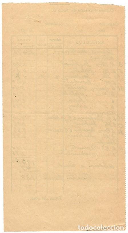 Documentos antiguos: Compra a cr&eacute;dito - Dos hojas del a&ntilde;o 1940 - Foto 5