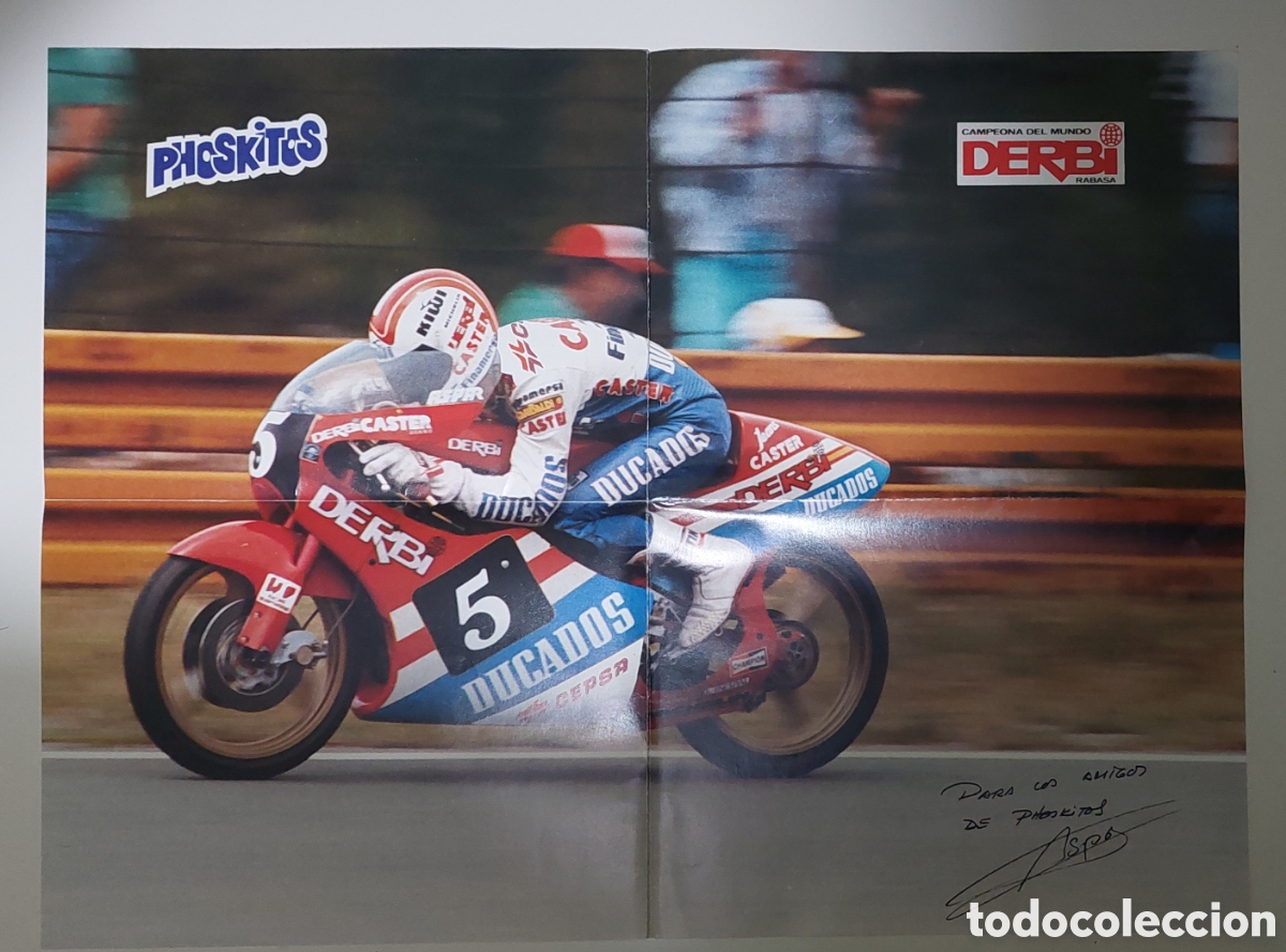 Documentos antiguos: 2 Posters motos. Aspar Phoskitos - Foto 2