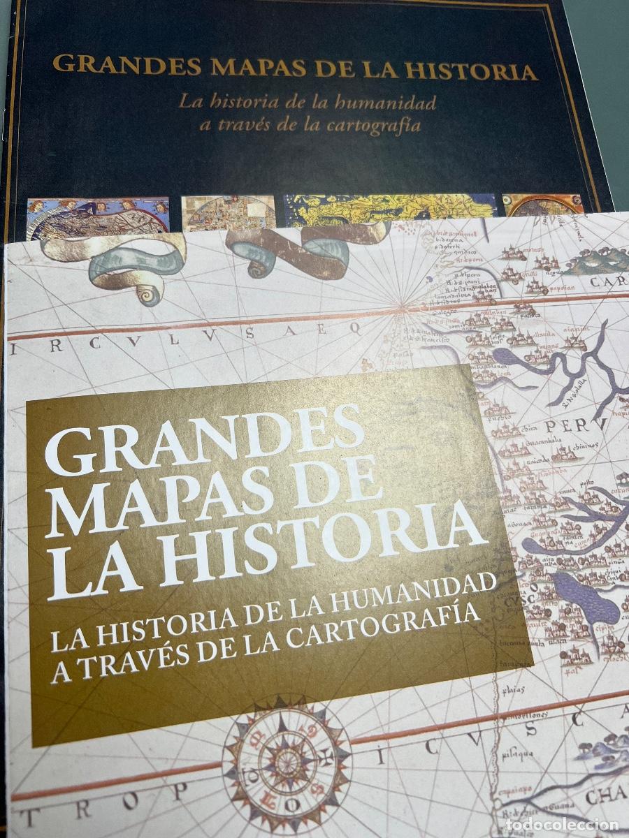 Documentos antigos: 2 libretos iniciales de la colecci&oacute;n GRANDES MAPAS DE LA HISTORIA. CARTOGRAF&Iacute;A. GEOGRAF&Iacute;A.
